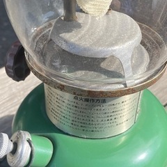 コールマン ランタン 200B カエル色 97年製？ 人気モデル