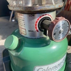 コールマン ランタン 200B カエル色 97年製？ 人気モデル