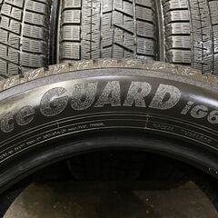 YOKOHAMA ice GUARD iG60 215/55R17 17インチ スタッドレス 4本 2018年製 エスティマ オデッセイ ヴェゼル ジューク等　(MTE195) クレジットカード QRコード決済可能