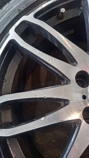 225/45R18 スタッドレス＋アルミホイール クラウン、フーガ等に