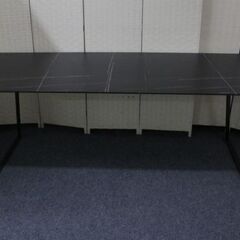 Francfranc/フランフラン オーティモ ダイニングテーブル ブラック（W2000）シンプル スマート   中古家具 店頭引取歓迎 R4719)