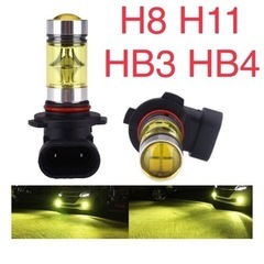【ネット決済】H8 H11 HB3 HB4 LED フォグランプ　