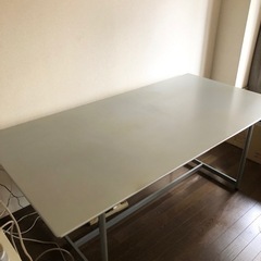 [受取希望者決定]テーブル　サイズ180cm 90cm 色シルバー