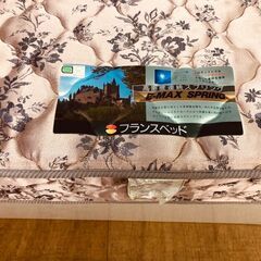 【愛品館市原店】ダブルベッド ニトリ×フランスベッド【愛市IGB】