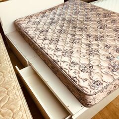 【愛品館市原店】ダブルベッド ニトリ×フランスベッド【愛市IGB】