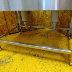 571-0)業務用 フジマック ステンレス 2槽シンク W900D600H800 二槽