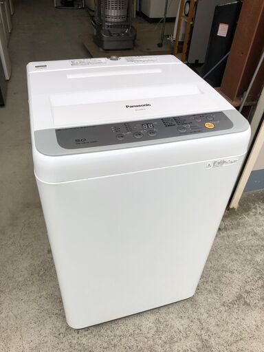 【動作保証あり】Panasonic 2017年 NA-F50B10 5.0kg 洗濯機【管理KRS403】