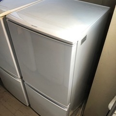 JH3447冷凍冷蔵庫SJ-D14A-W 2015年製