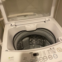 【ネット決済】洗濯機　7.0キロとラック