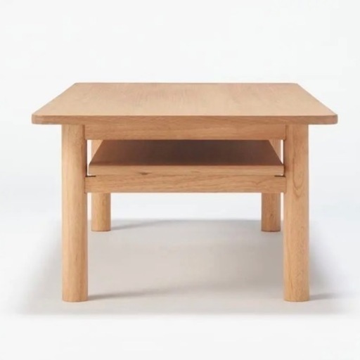 [決まりました] 無印良品 木製ローテーブル 幅１１０×奥行５５×高さ３５ｃｍ