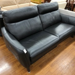 電動リクライニングソファー　ニトリ　ブラック