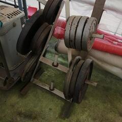 ベンチプレス、ラック、バーベルセット