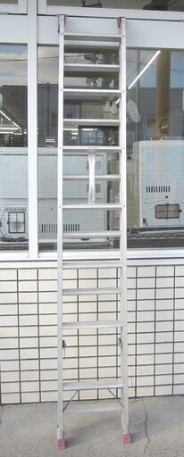 2連はしご/伸縮ハシゴ 全長約4m 縮納長2m31㎝ ANP-40D アルインコ