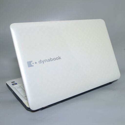 新品高速SSD 白 ノートパソコン 中古美品 15.6型 東芝 dynabook T351/57CWD 第2世代Core i5 8GB Blu-ray 無線 WiFi Windows10 Office