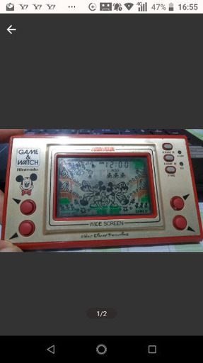 ﾕｰｽﾞﾄﾞゲームウォッチ ミッキーマウス Nintendo ディズニー1981年代物 電池付 クリーム犬 栄生のテレビゲーム その他 の中古あげます 譲ります ジモティーで不用品の処分