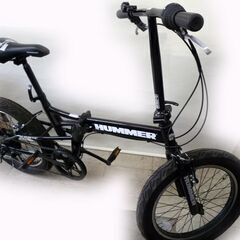 HUMMER ハマー FDB206FAT-BIKE 20インチ 折りたたみ自転車 ファットバイク 極太タイヤ【自社配送は札幌市内限定】 シマノ製6段変速