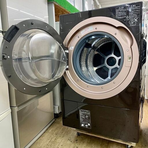 美品【 TOSHIBA 】東芝 洗濯11.0㎏/乾燥7.0㎏ ドラム式洗濯機 ガラス
