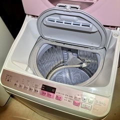 【ありがとうございました❗️】ピンクが素敵♪☆★シャープ SHARP 全自動洗濯機 乾燥機能付き★☆