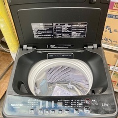 人気のブラック♪☆★高年式！2018年製 ハイセンス Hisense 全自動洗濯機 ★☆