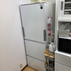値下げ！！SHARP シャープ プラズマクラスター 冷凍冷蔵庫 SJ-GW35F-W