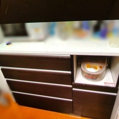 全引き出しソフトクローズ仕様　食器棚　キッチンボード