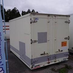 【香取市山之辺】No.AM-54 鍵穴付き 保冷コンテナ 床はステンレス 長さ約330cm×幅184cm×高さ203cmくらい 配送可 香取市山之辺】No.AM-54 鍵穴付き 保冷コンテナ 床はステンレス 長さ約