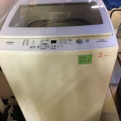 ☆中古 激安！！￥17,800！！AQUA　アクア　8.0kg洗濯機　家電　AQW-GV80G型　幅58cmｘ奥行57cmｘ高さ98cm　【BBL048】 ☆中古 激安！！￥17,800！！AQUA アクア 8.0kg洗濯機 家電 AQW-GV80G
