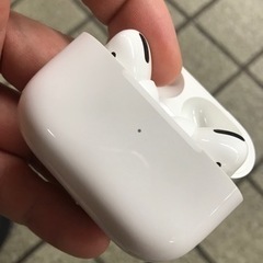 【ネット決済・配送可】美品　ipods pro イヤホン　補償付き