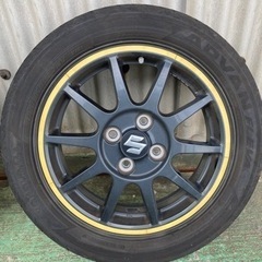 引き取り限定 アルト ワークス HA36S 15インチ 純正 アルミホイール タイヤセット YOKOHAMA ADVAN FLEVA V701 静岡県 富士市