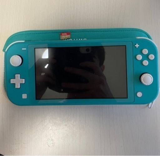 Nintendo Switch light 中古(傷、汚れあり)、カバー、 メモリーカード128GB