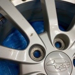 スバル純正 17インチ×7.5J +55 PCD100-5H ハブ56mm タイヤはおまけ