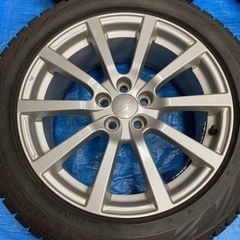 スバル純正 17インチ×7.5J +55 PCD100-5H ハブ56mm タイヤはおまけ