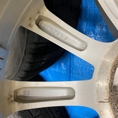 スバル純正 17インチ×7.5J +55 PCD100-5H ハブ56mm タイヤはおまけ
