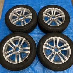 9分山☆2019年製 BMW F30 3シリーズ 16インチスタッドレスホイールセット