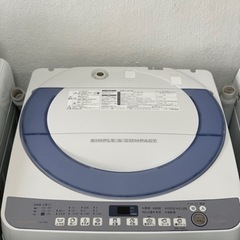 送料・設置込み 洗濯機 7kg SHARP 2016年