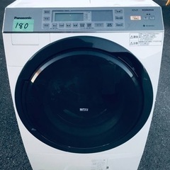 ドラム式入荷‼️10.0kg‼️ ✨乾燥機能付き✨ 180番 Panasonic✨ドラム