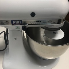 2018年製 キッチンエイド FMI 卓上 スタンドミキサー KSM150 WH 4.8L