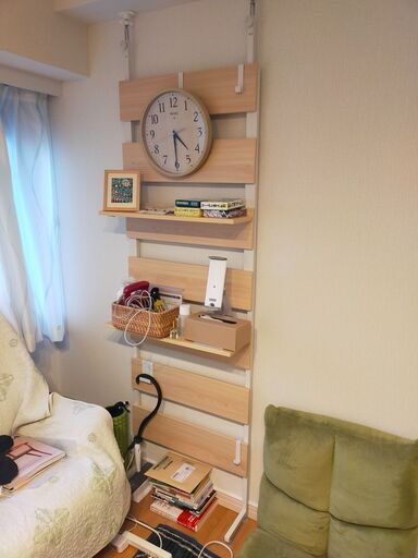 壁付け収納 狭い廊下などにも使えます Adachi 門前仲町の収納家具 棚 シェルフ の中古あげます 譲ります ジモティーで不用品の処分