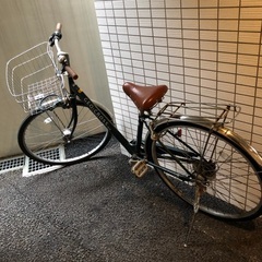 【錆あり】【走行問題なし】★アサヒサイクル27インチ★自転車