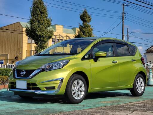 総額７９万円 低走行２８８８キロニッサンノートｘｄｉｇ ｓｅ１２ｃｖｔオリーブグリーン車検令和４年１１月ディスプレイオーディオｌｅｄヘッド 株式会社bnc市原店 五井のノートの中古車 ジモティー