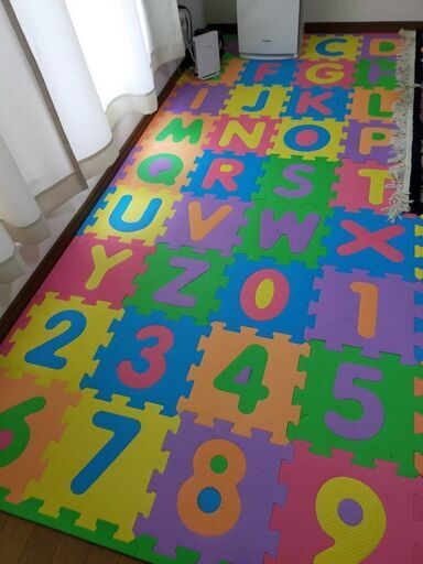 トイザラス アルファベットと数字 ジョイントマット36枚組 Rafael 帯広のベビー用品 安全 保護グッズ の中古あげます 譲ります ジモティーで不用品の処分