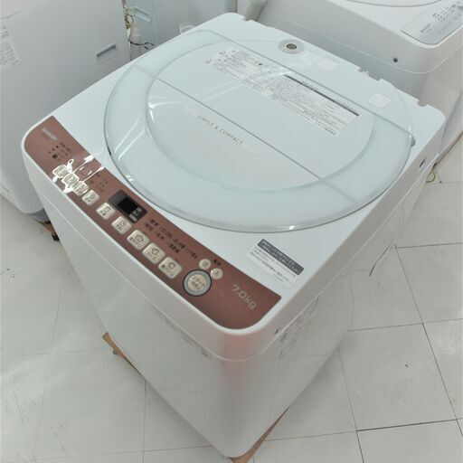 USED　シャープ　7k洗濯機　ES-T712