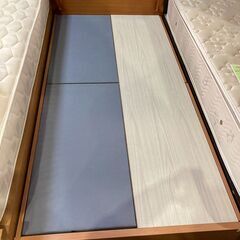 愛品館市原店】収納付シングルベッド【管理IGB017773-104】