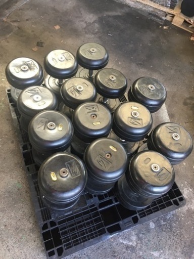 ボディメーカー ラバーダンベル7ペアセット