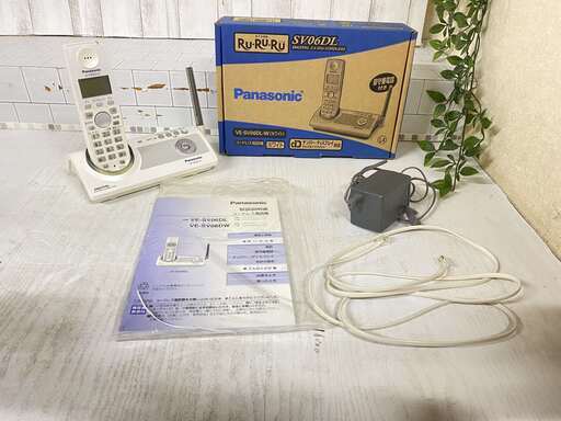 Panasonic VE-SV06DW　コードレス電話機