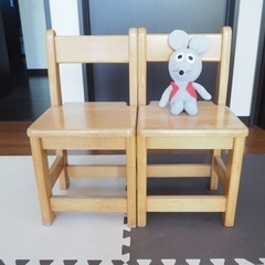 【ネット決済】木製 いす 子供 