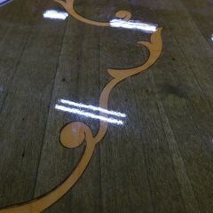 イタリア製　象嵌ワゴン　バタフライ式【愛品倶楽部柏店　問い合わせ番号 159-018226 002】 