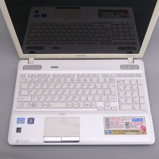新品SSD 白色 ノートパソコン 美品 15.6型 東芝 T551/T6DW 第2世代