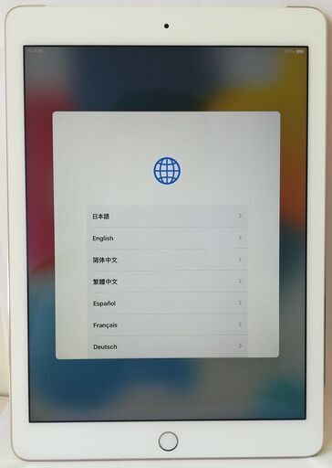 極美品】au Apple iPad Air2 32GB Wi-Fi+Cellular A1567 ゴールド 正常