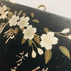 日の丸 ネックレス-希少❗️戦前 薬店 木製看板 人造麝香水 昭和レトロ 